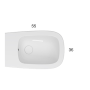 GLOBO BIDET GENESIS SUSPENDU 55.36