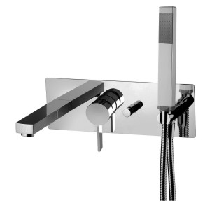 PAFFONI ROBINET DE BAIGNOIRE/DOUCHE ENCASTRÉ (2 VOIES)