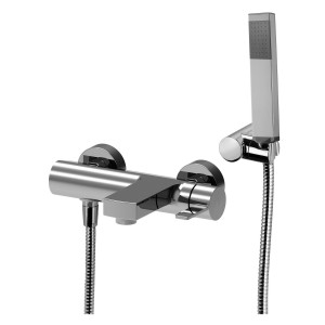 PAFFONI ROBINET DE BAIN EXTERNE AVEC ENSEMBLE DE DOUCHE À ROULETTES