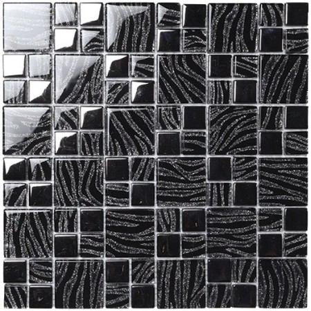 BOXER MOSAICO RÊVE NOIR ARGENT 29.8X29.8