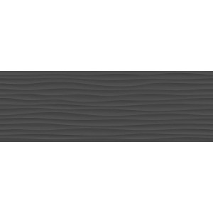 MARAZZI ECLETTICA ANTHRACITE STRUCTURE WAVE 3D 40X120 RECTIFIÉ