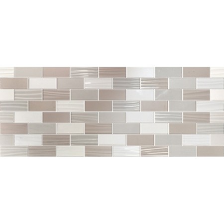 PAUL CERAMICHE GAMME MOSAÏQUE TAUPE 3D 20X50
