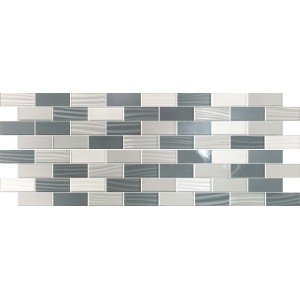 PAUL CERAMICHE MOSAÏQUE LINEUP GRIS 3D 20X50