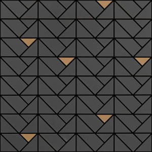 MARAZZI ECLETTICA ANTHRACITE MOSAÏQUE BRONZE 40X40