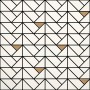 MARAZZI ECLETTICA BLANC MOSAÏQUE BRONZE 40X40