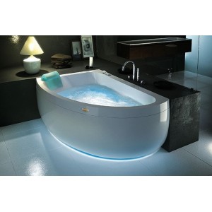 JACUZZI® AQUASOUL OFFSET 150X100X57 H cm BLANC BRILLANT