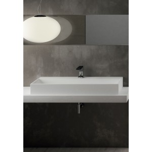 SANITAIRES CIELO SMILE LAVABO RECTANGULAIRE 100X46