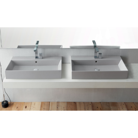 SANITAIRES CIELO SMILE LAVABO RECTANGULAIRE 80X46