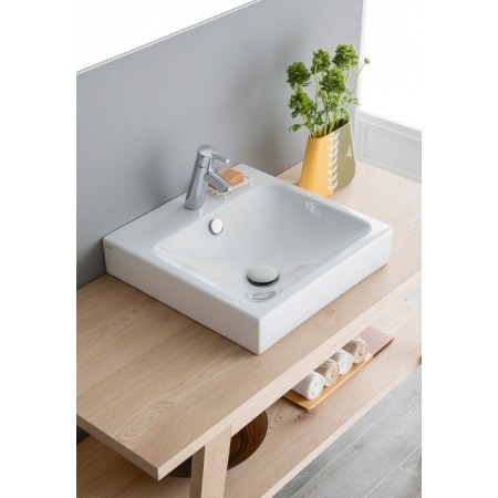 SANITAIRES CIELO SMILE LAVABO SQUARE 48X48
