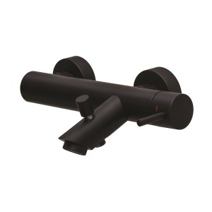 PAFFONI MITIGEUR DE BAIGNOIRE EXTERNE S/ENSEMBLE DOUCHE NOIR MAT
