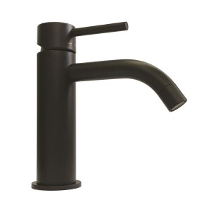 PAFFONI ROBINET DE LAVABO SANS DÉCHARGE NOIR MAT