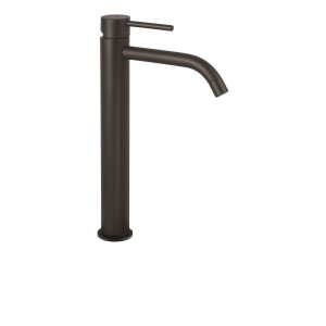 PAFFONI MITIGEUR LAVABO ALLONGÉ S/VIDANGE NOIR MAT