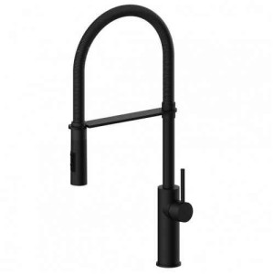 PAFFONI ROBINET DE CUISINE PROFESSIONNEL NOIR MATE