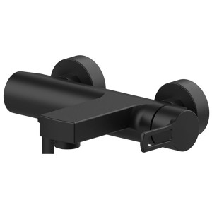 PAFFONI RINGO MITIGEUR DE BAIGNOIRE EXTERNE S/ENSEMBLE DE DOUCHE NOIR MAT