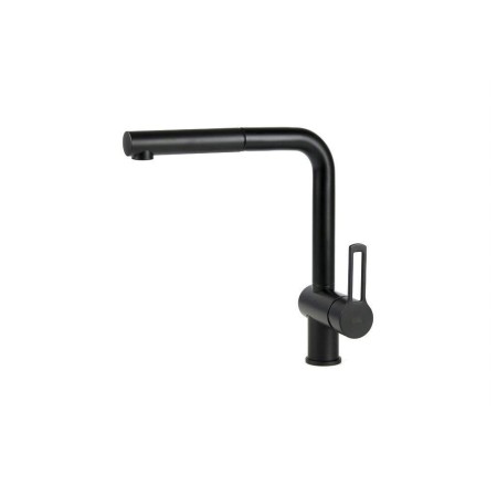 PAFFONI RINGO ROBINET DE LAVE-VAISSELLE AVEC DOUCHE EXTRAIBLE MONOBLOC NOIR MAT