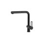 PAFFONI RINGO ROBINET DE LAVE-VAISSELLE AVEC DOUCHE EXTRAIBLE MONOBLOC NOIR MAT