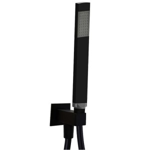 PAFFONI ENSEMBLE DE DOUCHE ENCASTRÉ CARRE NOIR MAT