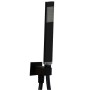 PAFFONI ENSEMBLE DE DOUCHE ENCASTRÉ CARRE NOIR MAT