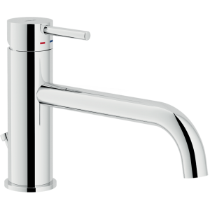 NOBILI ROBINET DE LAVABO AVEC ÉVACUATION ET BEC LONG