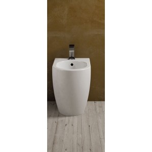 SANITAIRES CIELO SMILE BIDET AU SOL FIL À MUR