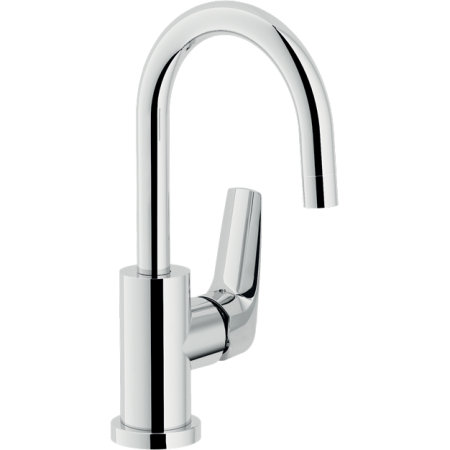 NOBILI NOBI ROBINET DE LAVABO INCURVÉ AVEC DÉCHARGE CLIC CLAC À ÉCONOMIE D'ÉNERGIE