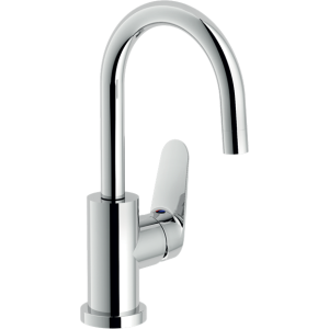 NOBILI ROBINET LAVABO BLUES INCURVÉ AVEC ÉVACUATION CLICK CLAC