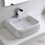 SANITAIRES CIELO SHUI LAVABO 54 RECTANGULAIRE MURAL/À POSER
