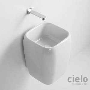 SANITAIRES CIELO SHUI LAVABO MEZZA COLONNA SOSPESA