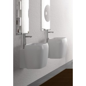 SANITAIRES CIELO SHUI LAVABO MEZZA COLONNA SUSPENDU MONOFORO