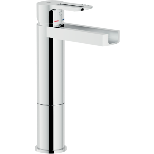 NOBILI NOUVEL ROBINER MÉLANGEUR LAVABO MOYEN BEC EN CASCADE AVEC ÉVACUATION CLIC CLAC