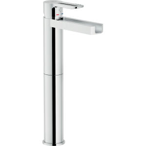 NOBILI ROBINET DE LAVABO HAUT À BEC EN CASCADE AVEC ÉVACUATION CLIC CLAC