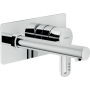 NOBILI NOUVEL ROBINET MURAL POUR LAVABO L. 15 CM AVEC PLAQUE