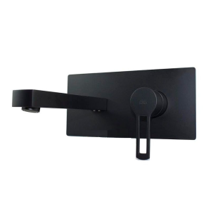 PAFFONI RINGO MITIGEUR ENCASTRÉ LAVABO L 15CM NOIR MAT