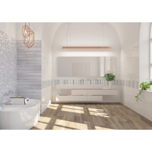 PAUL CERAMICHE STUDIO INSERTO STYLE GRIS 25X75