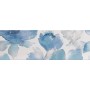 PAUL CERAMICHE STUDIO INSERTO PETALI BLEU 25X75