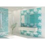 PAUL CERAMICHE STUDIO INSERTO NINFEE SMERALDO 25X75