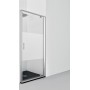 AGHA OUTLINE NICHE 1 PLEAT SALOON PROFILÉ ARGENT LUCIDE CRISTAL TRANSPARENT