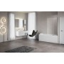 NOVELLINI KUADRA 3V SOUS-BAIN 1 PORTE RELEVABLE + 1 FIXE EN LIGNE