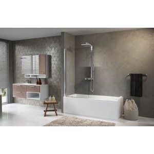 NOVELLINI AURORA 1 SOUS-BAIN PORTE À CHARNIÈRE À 180°