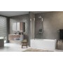 NOVELLINI AURORA 3 SOUS-PLAT 1 PORTE BASCULANTE + 1 FIXE EN LIGNE
