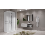 NOVELLINI GLAX 2 2.0 A 100X80 CABINE MULTIFONCTION OUVERTURE 2 PANIERS COULISSANTS