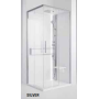 NOVELLINI GLAX 2 2.0 A 100X80 CABINE MULTIFONCTION OUVERTURE 2 PANIERS COULISSANTS