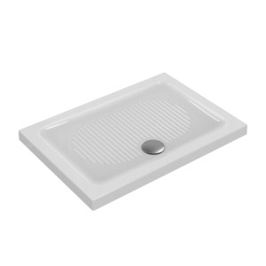 IDEAL STANDARD CONNECT - PLATEFORME DE DOUCHE EN CÉRAMIQUE 100X70 ÉPAISSEUR 6 CM