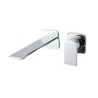 TREEMME RAN Mélangeur Monocommande Lavabo Encastré 186 Chrome