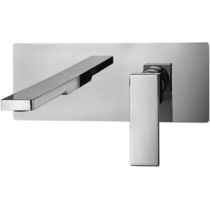 PAFFONI MITIGEUR ENCASTRÉ LAVABO 20CM AVEC PLAQUE