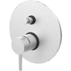 PAFFONI MITIGEUR DE DOUCHE AVEC DÉVIATEUR 2 VOIES CHROME SATINÉ
