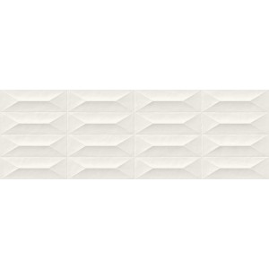 MARAZZI COLORPLAY BLANC STRUCTURE CABOCHON 30X90 RECTIFIÉ