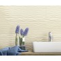 RAGNO CERAMICHE CADRE CRÈME FORME 3D 25X76