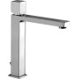 PAFFONI ROBINET DE LAVABO ALLONGÉ AVEC ÉVACUATION AUTOMATIQUE AVEC POIGNÉE CUBE