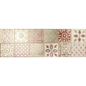 RAGNO CERAMICHE CADRE DÉCOR MAJOLIQUE CRÈME 25X76